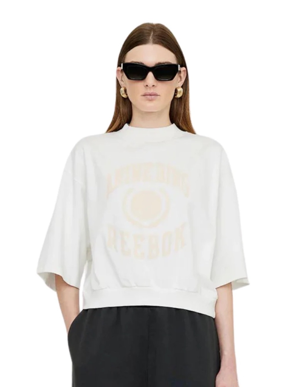 Reebok X Anine Bing T-Shirt -Chalk Medium